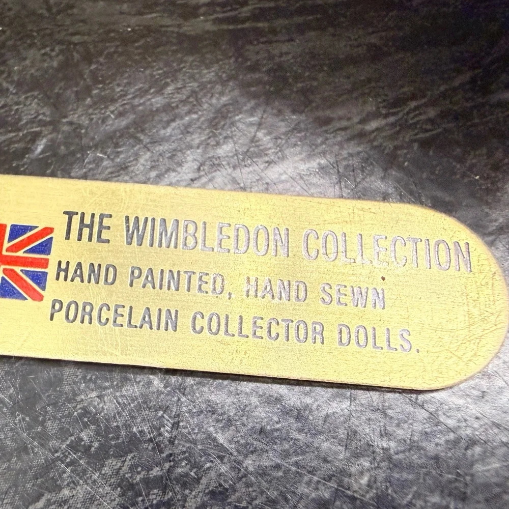1996 THE WIMBLEDON COLLECTION Porcelain “Ariel” Collector Doll